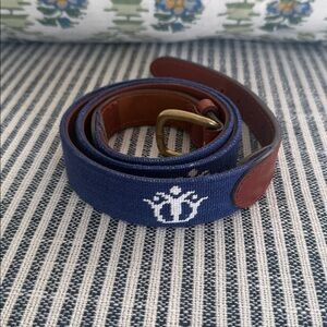 Smathers & Branson hand-stitched needlepoint belt size 36